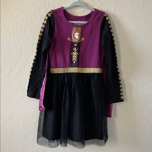 Frozen Princess Ana cape dress